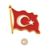 R5 Sarı Rozet - Türk Bayrağı