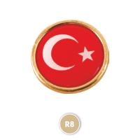 R8 Sarı Rozet - Türk Bayrağı